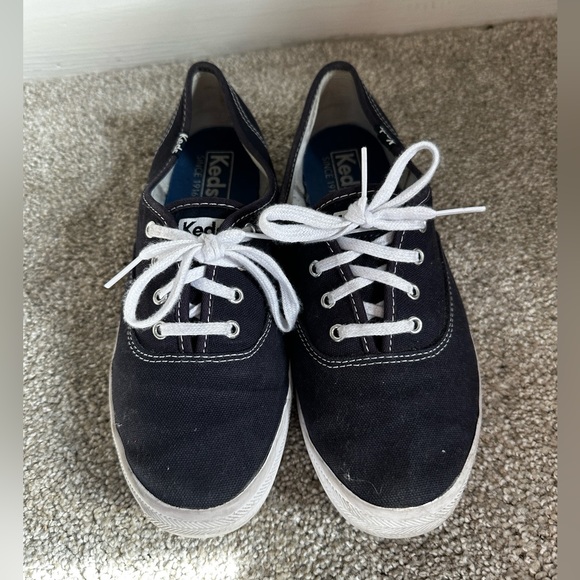 Keds Champion Canvas Sneaker Navy - Picture 2 of 3